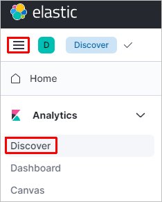 Открываем Kibana и переходим в раздел для просмотра логов