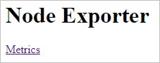 Веб-сбраница Node Exporter Веб-сбраница Node Exporter